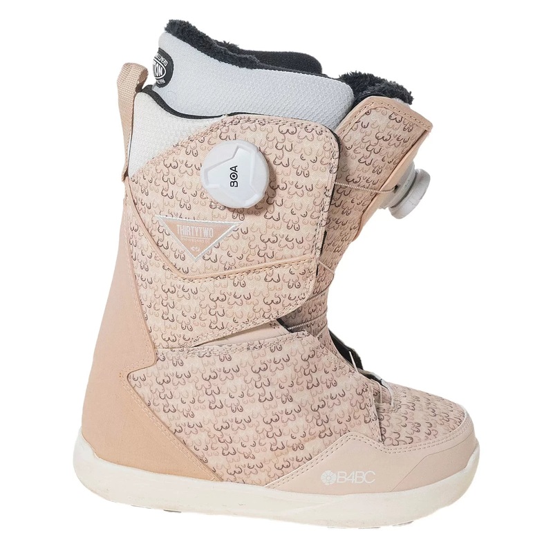 Thirty Two Lashed Double BOA B4BC Snowboard Boots 7.5 Ivory