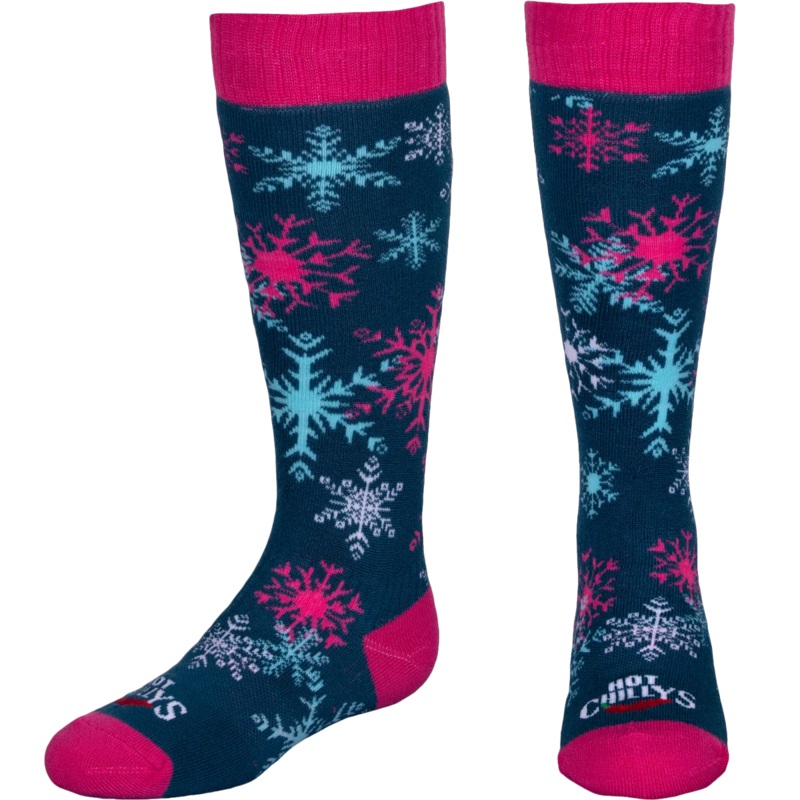 Youth Snowflake Mid Volume Sock 205-Aerial Snowflake S