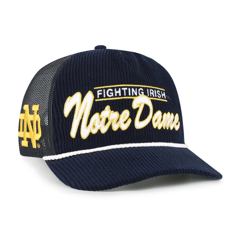 ’47 Brand Double Header Mesh Hitch RF Relaxed Fit- Notre Dame Fighting Irish OS