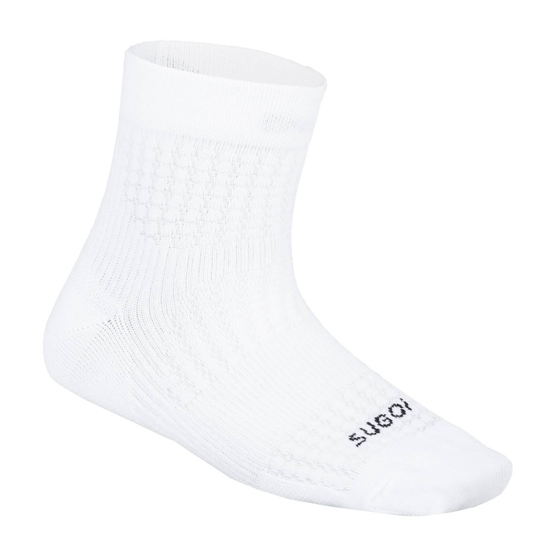 Sugoi Evolution Crew Cycling Socks White SM