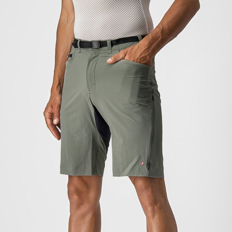 Castelli Unlimited Trail Baggy Short Forest Grey L