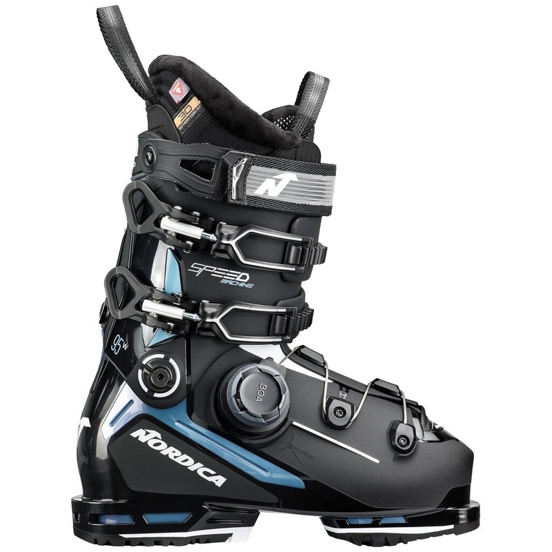 2025 Nordica Women’s Speedmachine 3 BOA 95 GW 22.5 Black/Light Blue New
