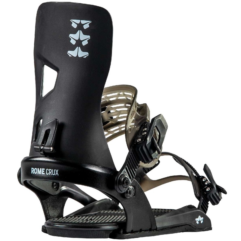Rome Crux Snowboard Bindings 2023 BLACK M/L