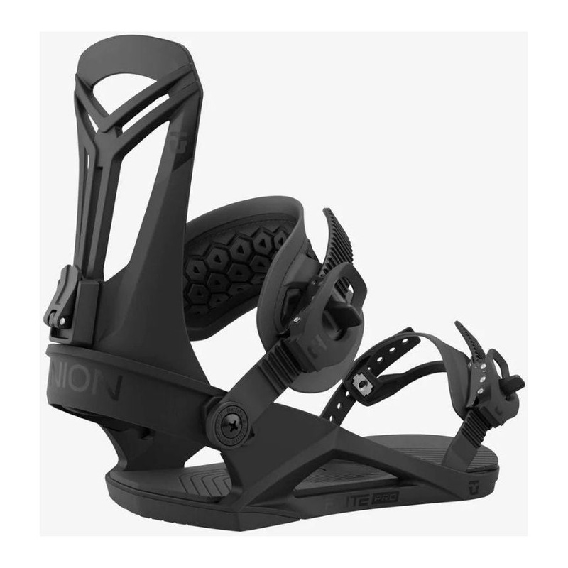 2025 Union Flite Pro Black Snowboard Bindings S
