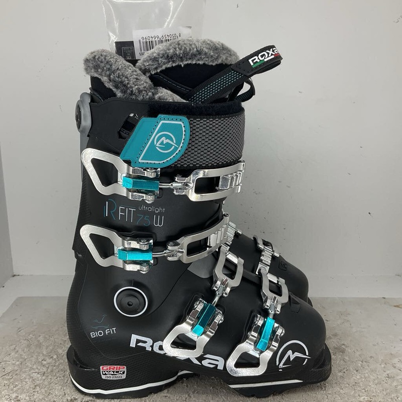 2023 Roxa Women’s RFit 75 Ski Boots 22.5 Black/Blue Used