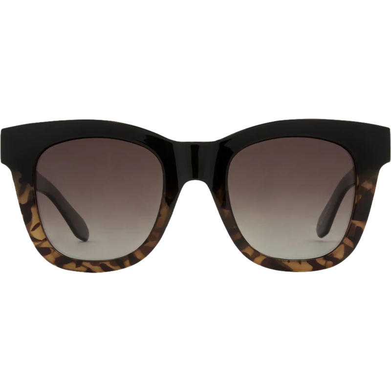 Elba Black/Milky Tort + Brown Polarized One Size