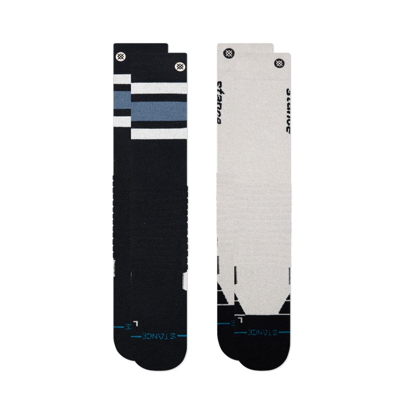 STANCE Speed Mid Poly Snow 2-Pack – Black Medium
