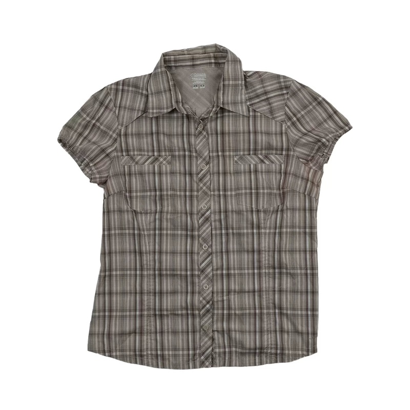 Columbia Titanium Button Down Shirt L Plaid